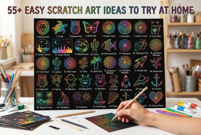 scratch art ideas
