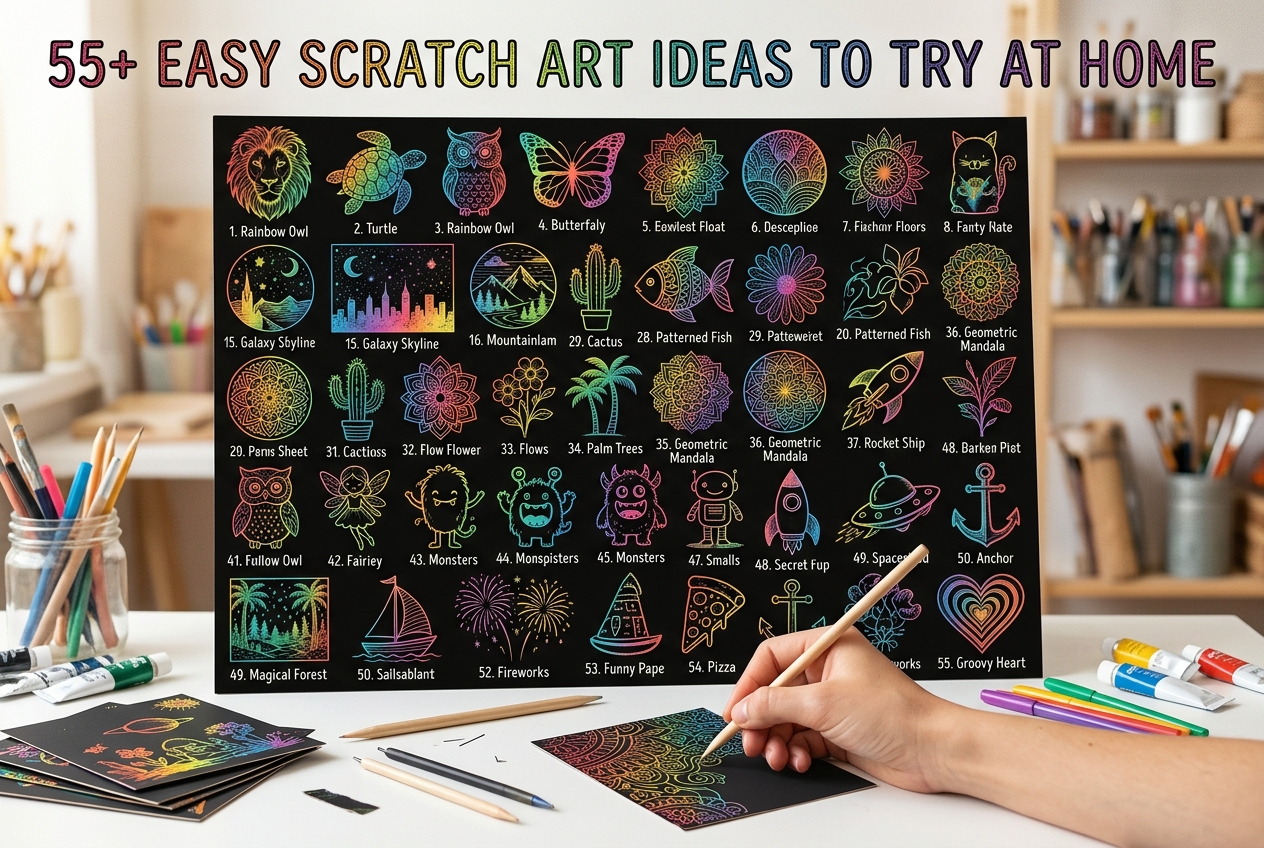 scratch art ideas