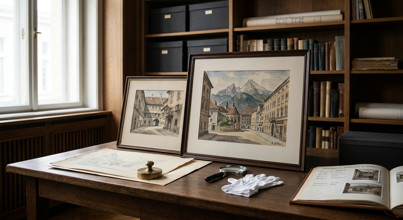 adolf hitler's paintings