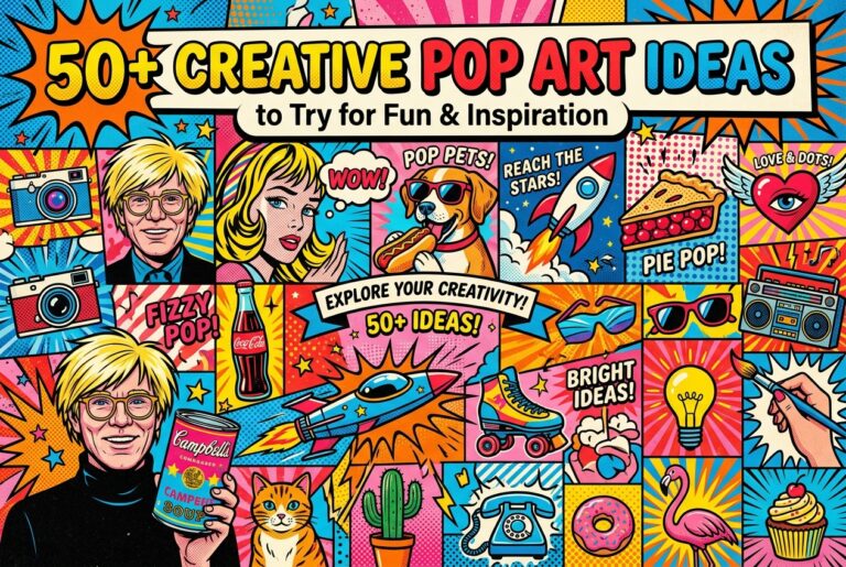 50+ Creative Pop Art Ideas to Try for Fun and Inspiration