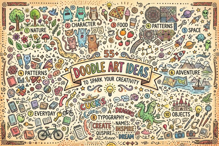 55+ Doodle Art Ideas to Spark Your Creativity