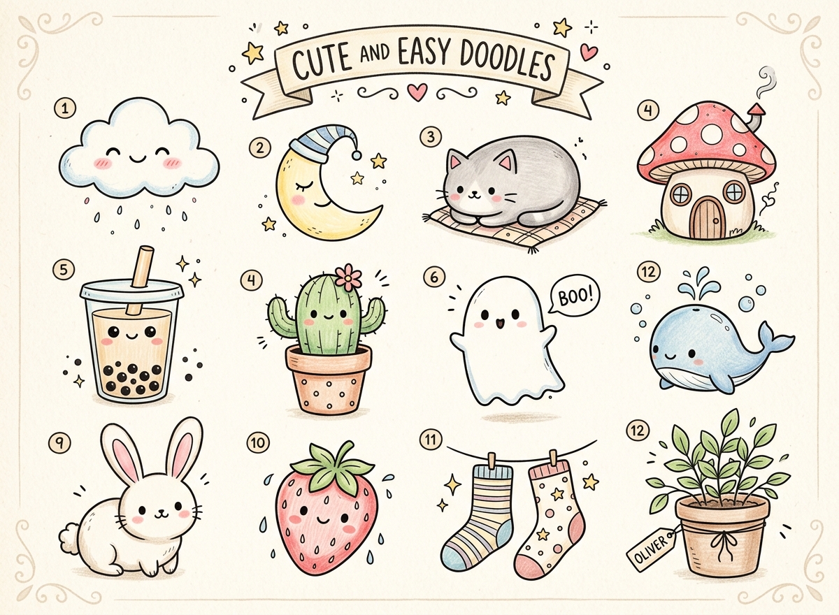 Cute and Easy Doodles